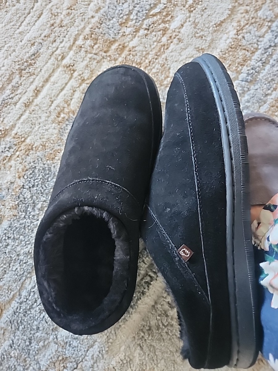 Lamo Julian Clog Wool Men's Slippers Waxed Black 11 Medium