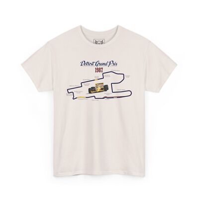 Detroit Street Circuit T-Shirt - United States GP History Tee - Racing Fans Gift