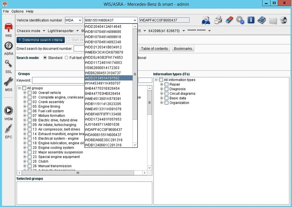 Mercedes EPC/WIS/ASRA - Online Access- 12 Months - Image 3 of 4