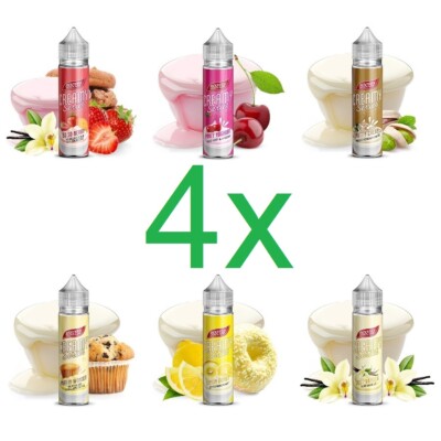 4 x Dexter's Juice Lab Creamy Aroma je 10ml (40ml) für 240ml E-Liquid