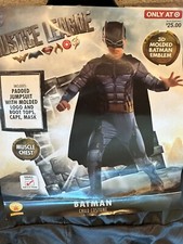 Rubie  s Batman Halloween Costume Boys Size Small 4-6 Muscle Chest W/Mask
