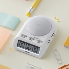 DRETEC Study Timer Watch Stopwatch LED Alarm Sound Mute Mini Time Portable Clock