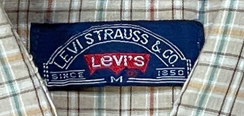 Levi Strauss & Co. Big E Vtg Men's Snap Button Up Sawtooth Pearl Shirt Size M - Picture 7 of 13