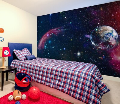 3D Planet Erde M1634 Tapete Wandbild Selbstklebend Abnehmbare Aufkleber Romy