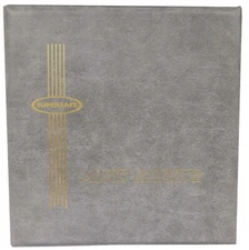 Mint Sheet Binder 3 D Rings Stamps Binder Will Hold 100 Pages By Supersafe Gray