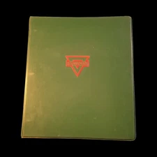 VINTAGE CONOCO MARLAND SUPEROIL 3 RING BINDER