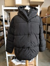 Only Sydney Sara Black Puffer Jacket - Size Xl / Bnwt