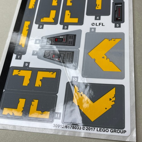 New Original Unused Sticker Sheets from Lego Star Wars Theme READ DESCRIPTION - Picture 83 of 164