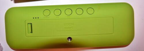 Alarm Clock Lexon Scrip Designer LCD Green New OVP No Electromagnetic Radiation - Picture 3 of 4