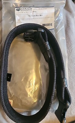 Gould & Goodrich No-Crush Duty Belt Cop Lock Buckle RXR-SMW 28in-32in