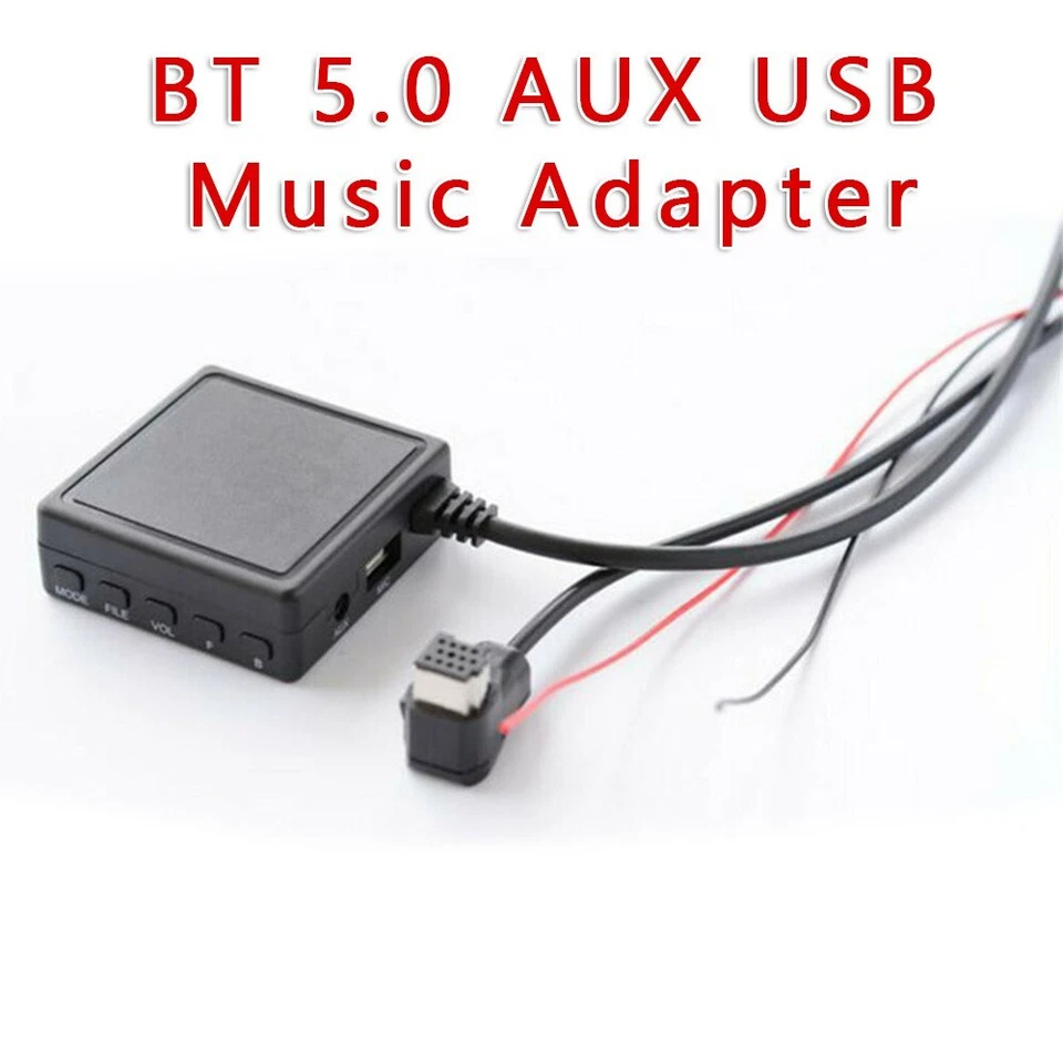 BT 5.0 AUX USB Music Adapter MIC Audio Cable For Pioneer Radio IP-BUS P99 P01 - Image 3 of 4