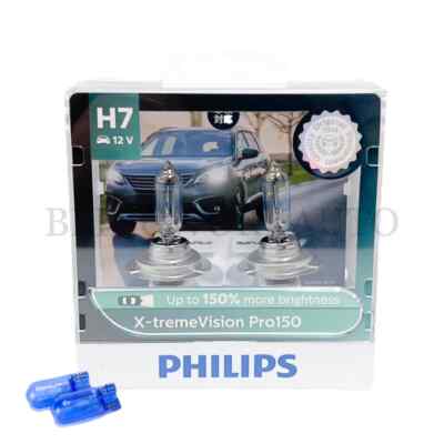 (FREE T10) Aus Ver PHILIPS H7 X-treme Vision Pro150 +150% Halogen Bulbs extreme
