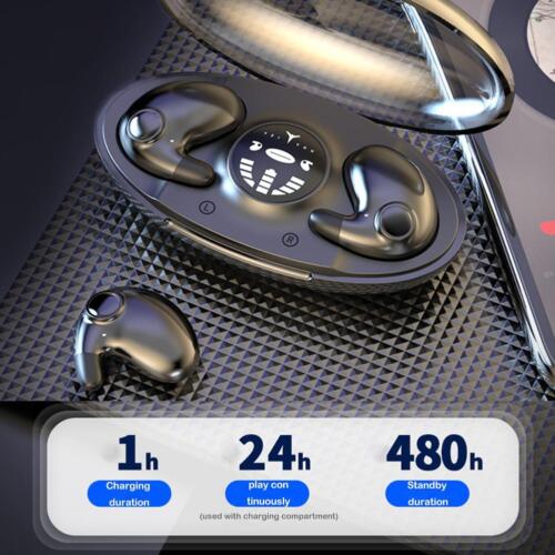 NEW Invisible Wireless Sleep Earphone IPX5 Double Noise Cancelling Waterproof- - Picture 13 of 25