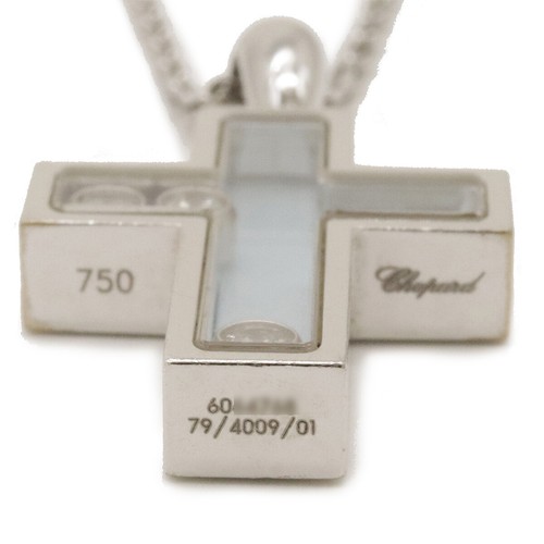 Chopard happy diamond cross Necklace Diamond K18WG P0027625 - Picture 4 of 8