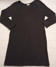 Women's XS Gap Charcoal Long Sleeve Pullover Dress Top