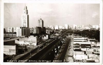 CPA AK RIO DE JANEIRO Av. Getulio Vargas. BRAZIL (621892)
