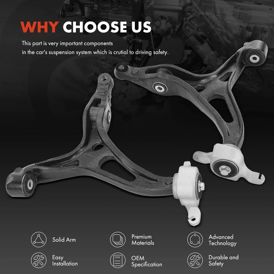 Brazo de control inferior delantero 2 piezas para Mercedes-Benz W251 R350 06-13 R320 R500 R63 AMG Foto 4 de 4