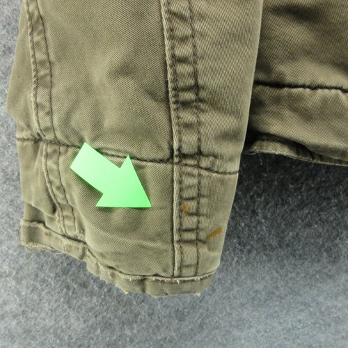 Abercrombie & Fitch Jacket Boys XL Green Adirondack Faded Distressed Youth - Picture 5 of 16