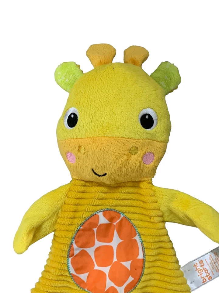 Bright Starts Snuggle Teether Plush Baby Toy Giraffe Lovey Security Bright Color - Image 3 of 4