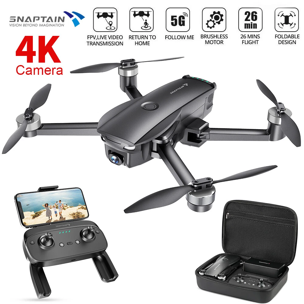 SNAPTAIN SP7100 Drone w/ Camera 4K HD GPS Adult Beginner 5G Foldable  Quadcopter