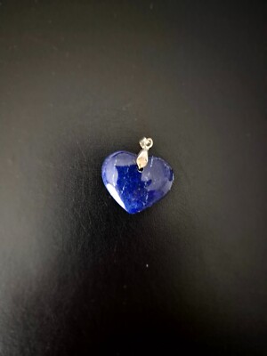 Anhänger Herren oder Damen - Herz Lapislazuli - tolle afghanische Qualität - Nr.69