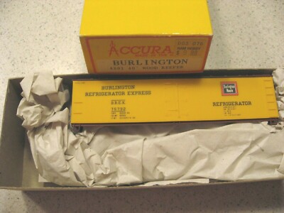 Accurail #4801 40' Wood Reefer Burlington Refrigerator Express B.R.E.X 75792