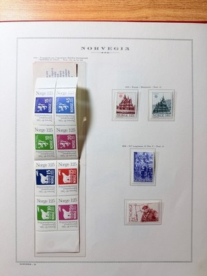 Norwegen Briefmarken 1978 Norwex 80 Heft Denkmäler Olav V