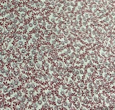 Tiny Calico Red Vine Flowers Floral 1 yard 100 Cotton Fabric Free Ship SBC5