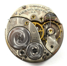 Vintage Elgin Grade 315 12s 15J OF Pocket Watch Movement lot.rb