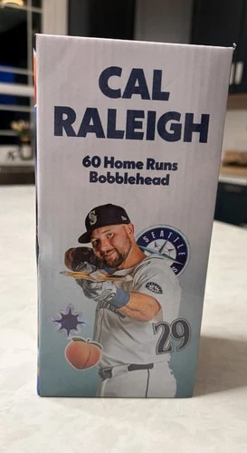 2026 Cal Raleigh 60 Home Run HR Bobblehead Seattle Mariners 3/28/26 MLB SGA New