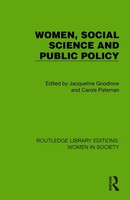 Jacqueline Goodnow (U. A.) | Women, Social Science And Public Policy | Buch