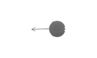 Hintere Abschlepphakenkappe Grau - Ford - Transit Connect 2013 - 1934079