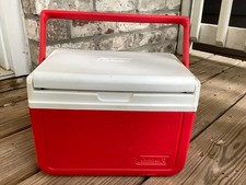 Coleman Flip Lid Red Personal Mini Cooler 520...