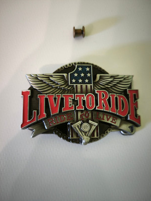 BIKER BELT BUCKLE / SKULL GÜRTELSCHNALLE