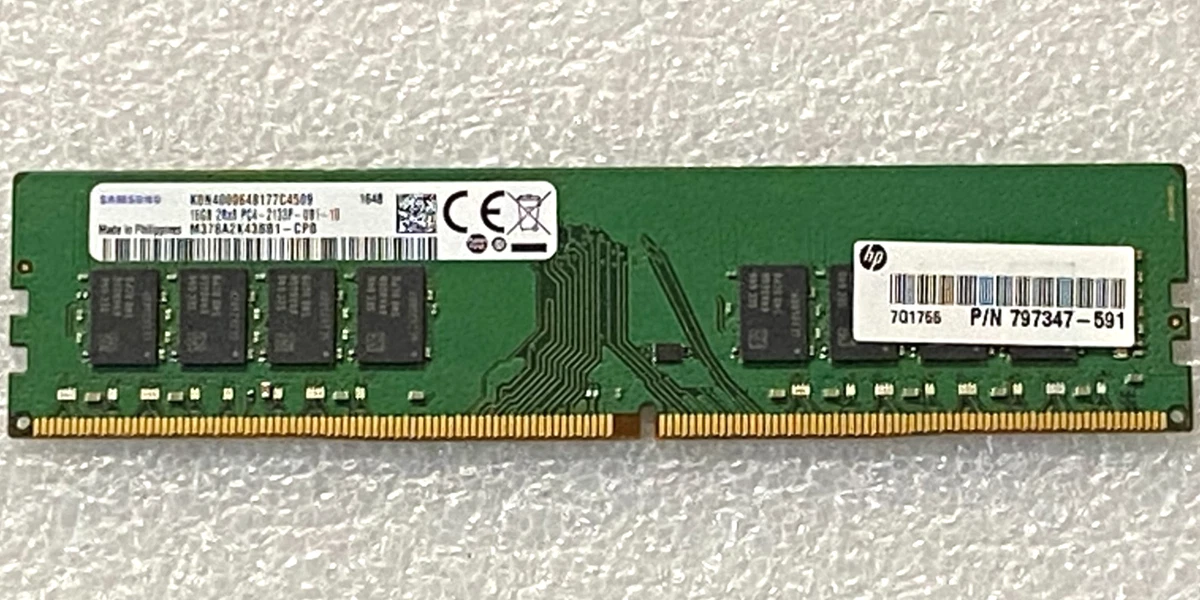Samsung PC4-17000 (DDR4-2133) Bus Speed Computer RAM 16 GB Total