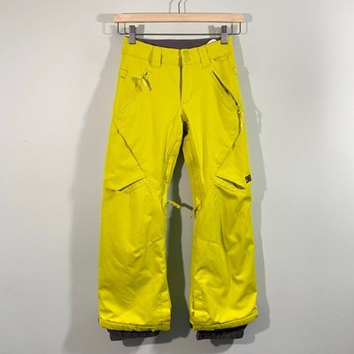 DC Shoes Co. Youth Neon Yellow 10K Waterproof Snow Pants Size S
