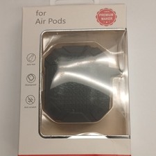 Premium Maker Black Fitted AirPods Case Shockproof Anti-Lost Anti-Scratch Cover