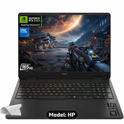 HP OMEN 16'' Slim Gaming Laptop, Intel Core Ultra 5 225H, Nvidia RTX 5050, 165Hz