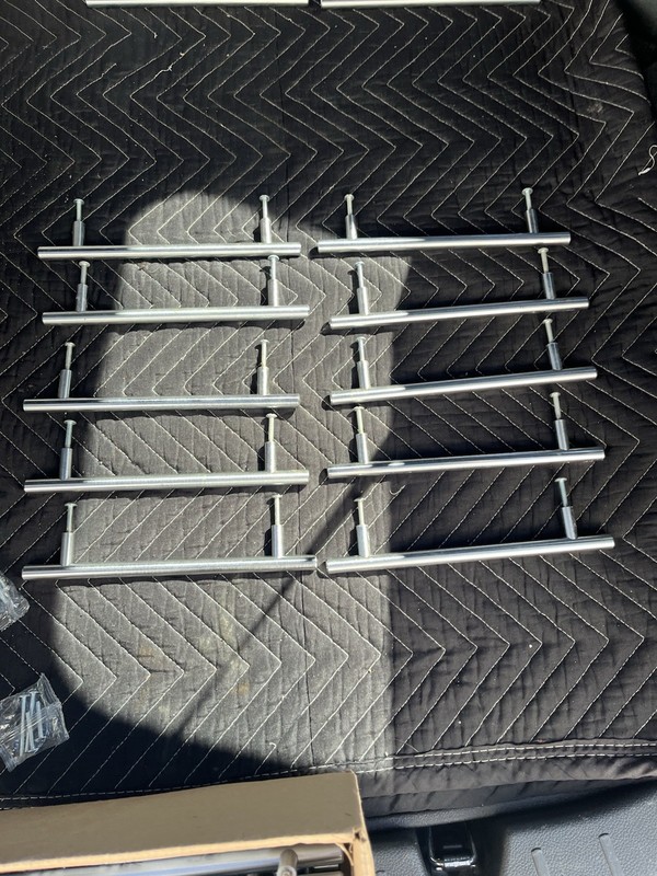 Stainless Steel Brush Nickel  8.5 Pulls