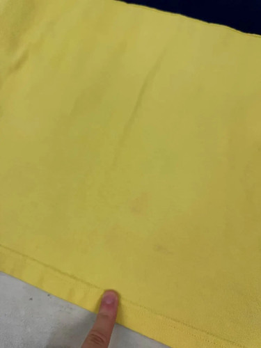 Vintage Polo Ralph Lauren Rugby Long Sleeve Striped Shirt Men Sz L yellow by Ralph Lauren, Size L, $65 - Photo 10