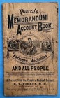 Vintage 1877 Dr. Pierce's Memorandum and Account Book, Drugs and Medicines — photo 1