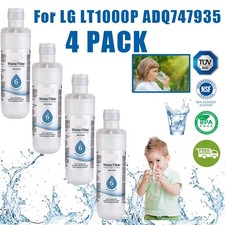4Packs Replacement Refrigerator Ice Water Filter for LG LT1000P ADQ747935 New