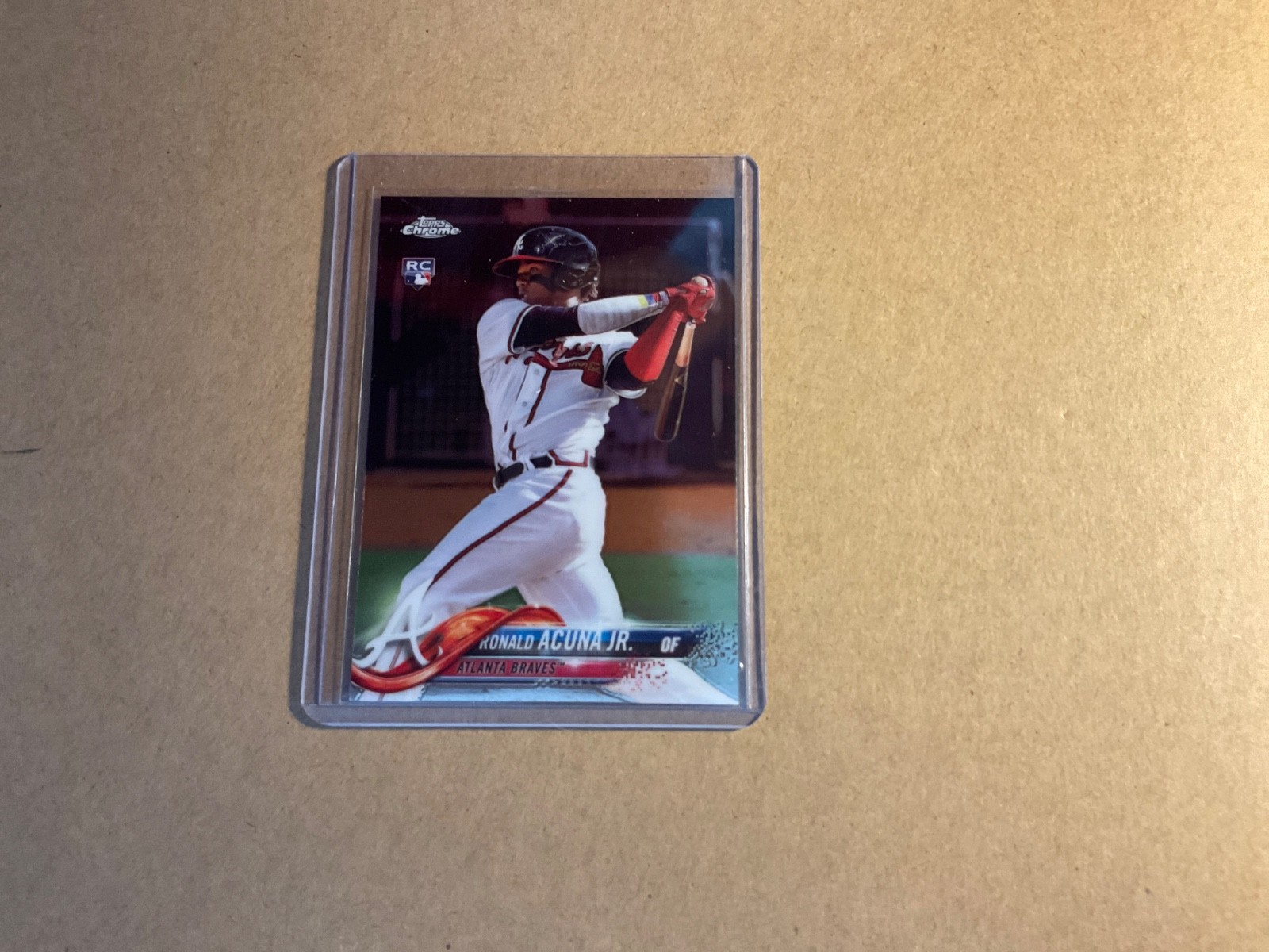 2018 Topps Chrome - Ronald Acuna Jr. #193 (Rookie, Base Set) Atlanta Braves