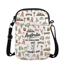 Australia Lover Gift Australia Is Calling And I Must Go Crossbody Bag Austral...