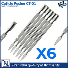 6PCS Nail Pusher Removal Cuticle Gouges  Manicure Pedicure Nails Care CT-01