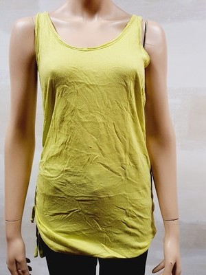 Top Grün 36 More & More Damen Raffung ärmellos ''limettengrün'' 6.9450