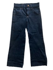 Vintage 1980s Wrangler Kids Denim Jeans Size 4 10x 25 USA boot Zip Mint