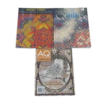 Creative Artistic Ricky Tims Rhapsody Impressionist Patchwork Quilt Book Lot 3pc