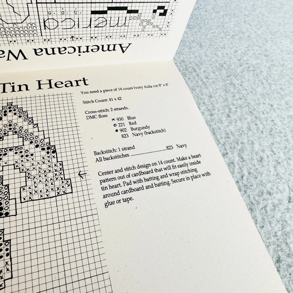 Shepherds Bush AMERICANA FOLIO Cross Stitch Pattern Chart Patriotic - Image 3 of 4