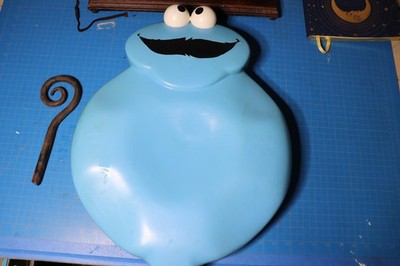Cookie Monster Crawl Along Toy 1979 CBS Toys Muppets Inc Sesame Street Vintage